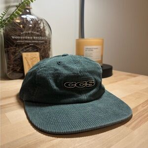 COS Forest Green Corduroy Cap